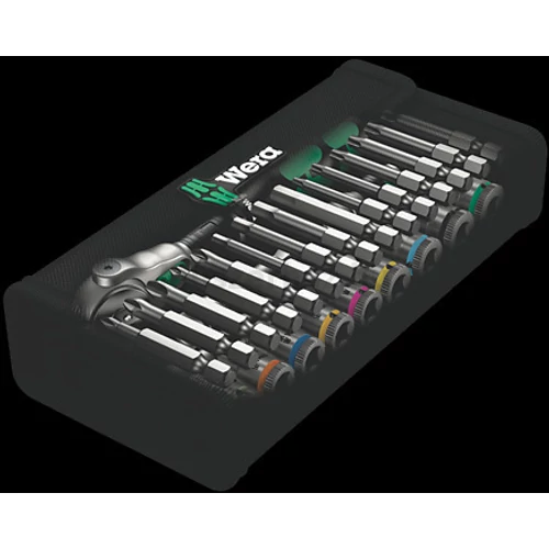 Wera 8100 SA 6 Zyklop Speed Rachet Set racsnis szerszámkészlet, 28 db