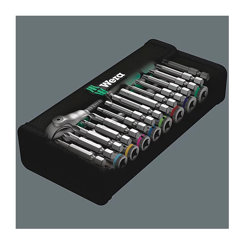 Wera 8100 SA 9 Zyklop Speed Rachet Set collos racsnis szerszámkészlet, 28 db
