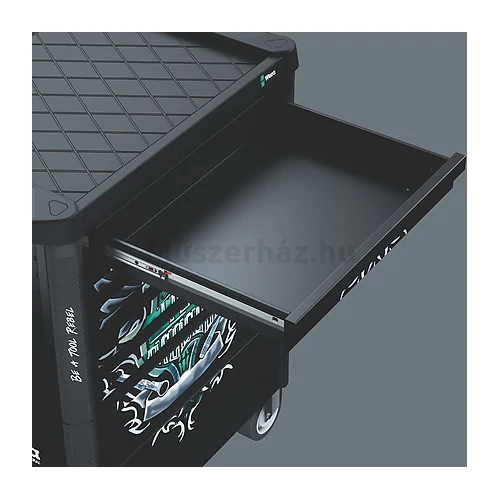 Wera 9700 szerszámos kocsi 94 db szerszámmal