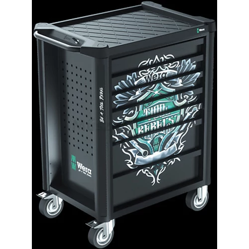 Wera 9700 szerszámos kocsi 94 db szerszámmal