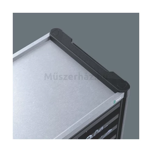 Wera 9702 Stainless XXL 2, szerszámos kocsi 202 db szerszámmal