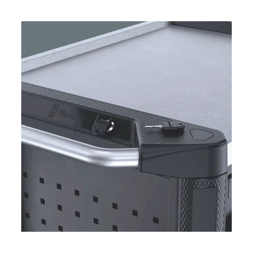 Wera 9702 Stainless XXL 2, szerszámos kocsi 202 db szerszámmal