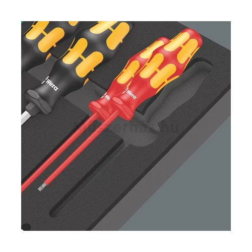 Wera 9710 Foam Insert Screwdriver Set 1, csavarhúzó készlet, metrikus, 18 db