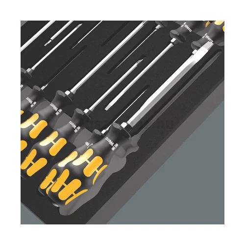 Wera 9714 Foam Insert The Chisel Screwdriver Set 1, véső-csavarhúzó készlet, metrikus, 13 db