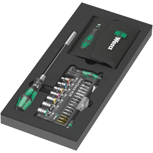 Wera 9750 Kraftform Kompakt és ToolCheck_PLUS szerszámkészlet habbetétben