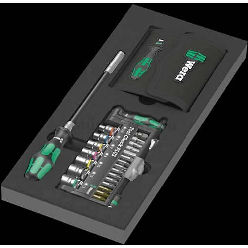 Wera 9750 Kraftform Kompakt és ToolCheck_PLUS szerszámkészlet habbetétben