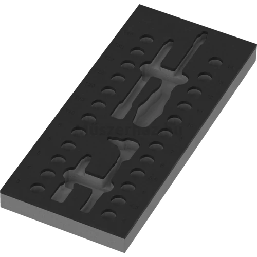 Wera 9827 Foam Insert 8007 A VDE Zyklop VDE ratchet set 1 habtálca