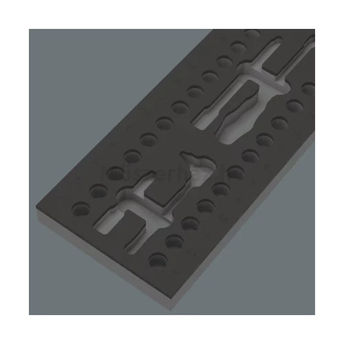 Wera 9827 Foam Insert 8007 A VDE Zyklop VDE ratchet set 1 habtálca