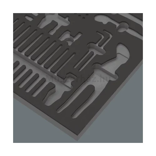 Wera 9853 Foam Insert Kraftform Kompakt Maintenance Set 1 habtálca