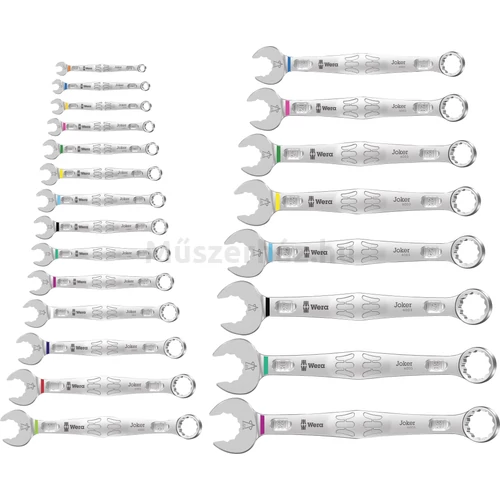 Wera 6003 Joker 22 Set 1 Csillag - villáskulcs készlet 22 db