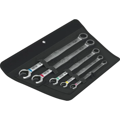 Wera 6007 Joker 5 Set 1 Racsnis csillag - villáskulcs hosszított készlet 8-19 mm