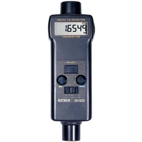 Extech 461825 Fordulatszámmérő érintkezésmentes és Stroboszkóp