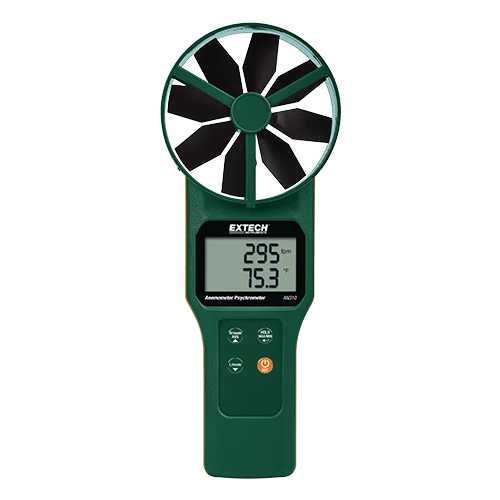 Extech AN310 Légsebességmérő, CMM, Nedvességmérő