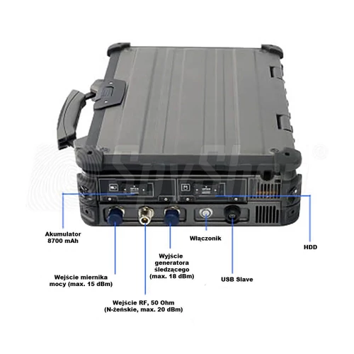 Aaronia Spectran XFR V5 PRO kültéri hordozható spektrum analizátor 9kHz-20GHz, GPS