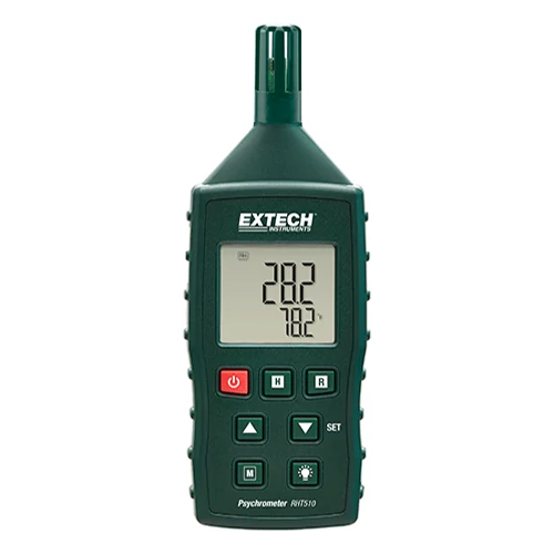 Extech RHT510 Hőmérséklet, páratartalommérő és pszichrométer