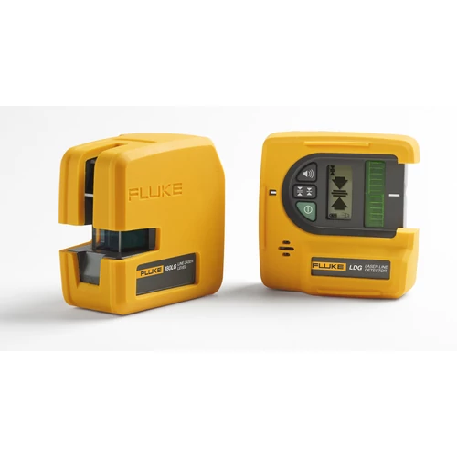 Fluke 180LG System 2 vonalas lézeres szintező, lézer detektorral, zöld