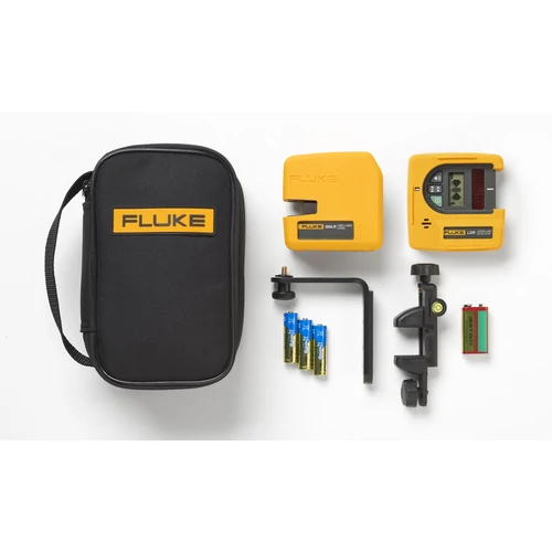  Fluke 180LR System 2 vonalas lézeres szintező, lézer detektorral, vörös