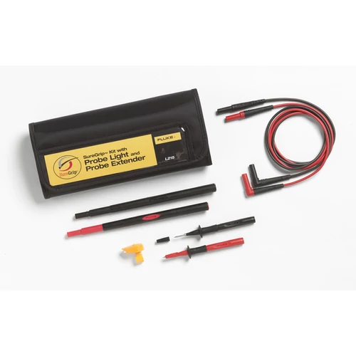 Fluke L215 SureGrip multiméter mérőzsinór készlet lámpával