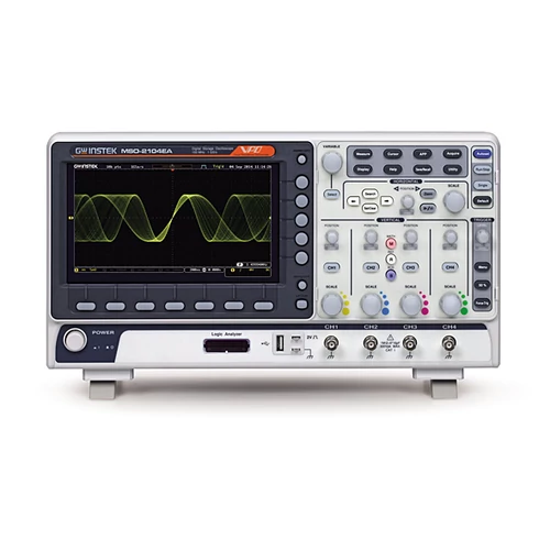 GW Instek MSO-2074E 70MHz, 4CH digitális oszcilloszkóp, 16CH logikai analizátor