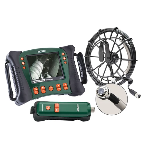 Extech HDV650W-10G Videóendoszkóp vezetéknélküli csőszerelő készlet, 25mm, 10m