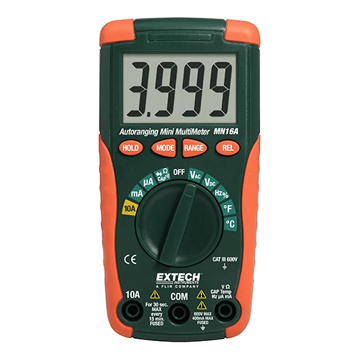 Extech MN16A Digitális zsebmultiméter