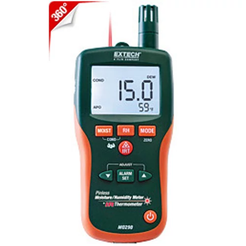 Extech MO290 Nedvességmérő kombinált kéziműszer