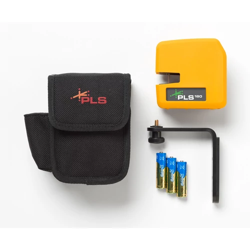 PLS Fluke 180G RBP KIT keresztvonalas lézeres szintező készlet, zöld