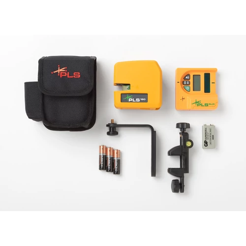 PLS Fluke 180G RBP SYS keresztvonalas lézeres szintező rendszer, zöld