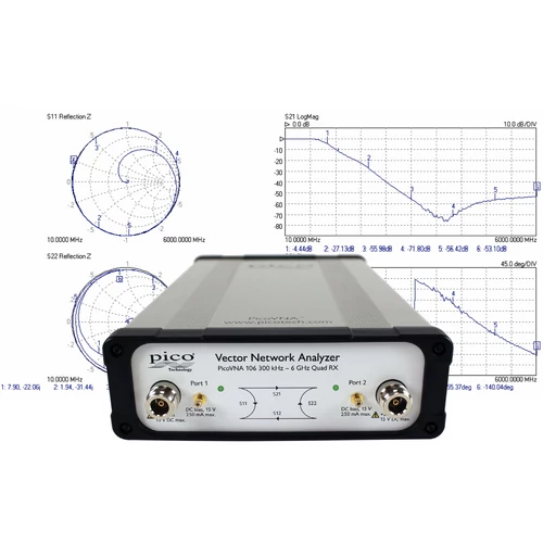 Pico VNA 106 6GHz Vector Network Analyzer