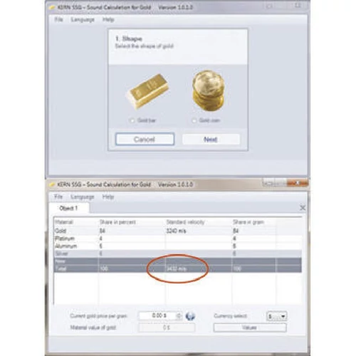 Sauter TD GOLD 40 ultrahangos rétegvastagságmérő