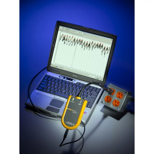 Fluke VR1710 1-fázisú feszültségminőség vizsgáló adatgyűjtő
