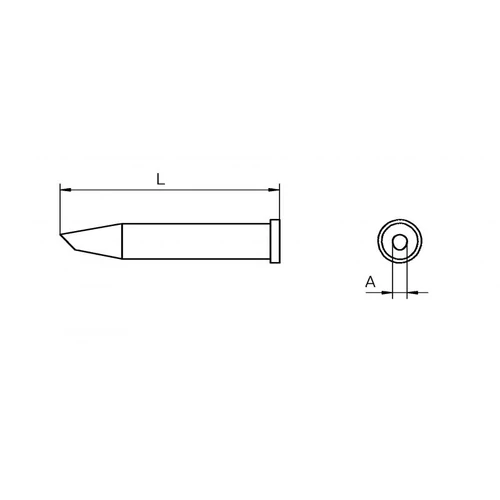 Weller XT BB 2.4 mm, 45 fok