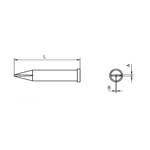 Weller XT H 0.8 x 0.4 mm