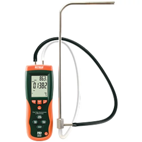 Extech HD350 Pitot csöves anemometer+differenciál manométer
