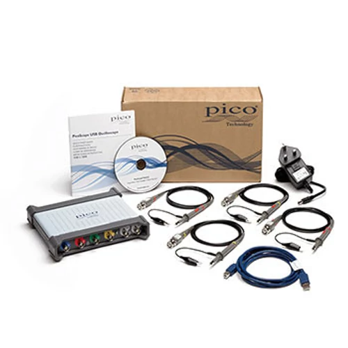Pico 5243D MSO PC-s oszcilloszkóp, 2CH, 100MHz, 256MS + AWG, 8-16-bit + 16 digitális CH MSO