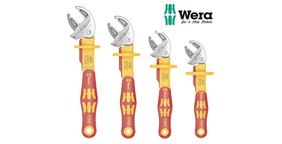 Wera 6004 Joker VDE 4 Set szigetelt önbeállító villáskulcs készlet